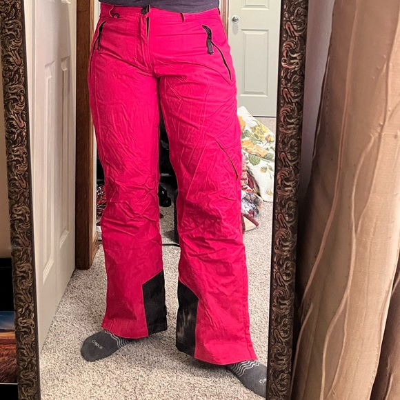 Hot pink ski pants size medium - Picture 1 of 9